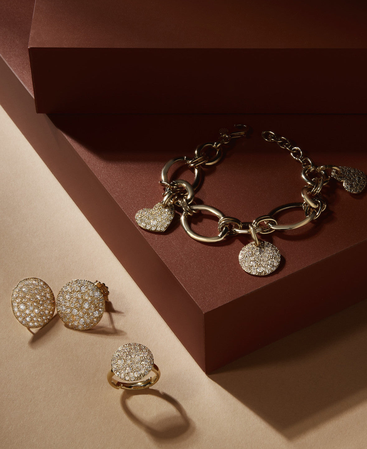 BRACCIALE CHAIN OVALI ROSE'