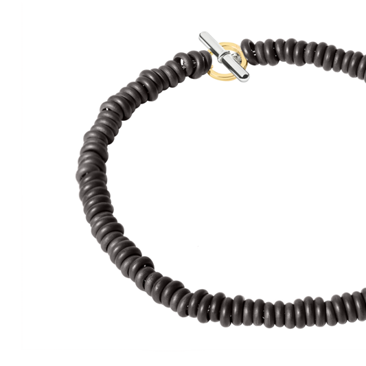 BRACCIALE RONDELLE TITANIO - Tangredi Gioielleria