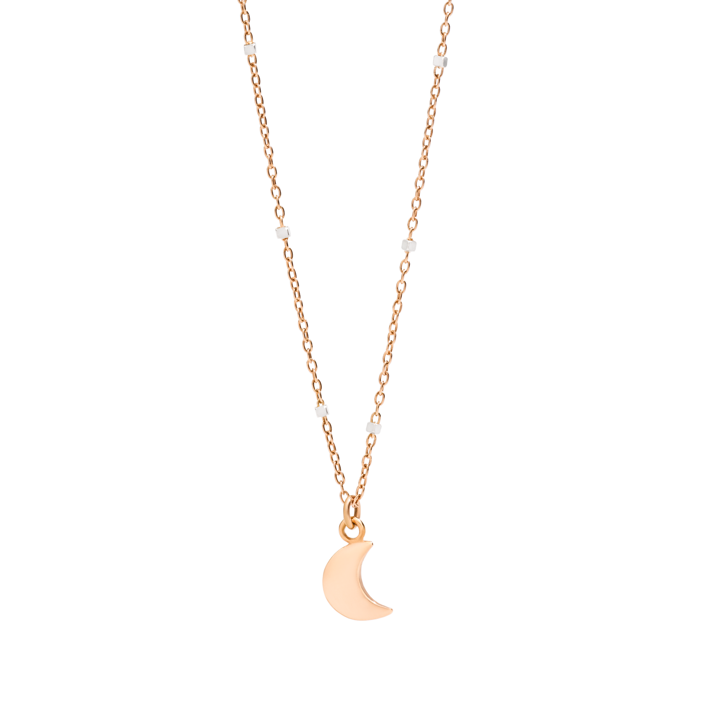 COLLANA MINI LUNA ORO ROSA - Tangredi Gioielleria