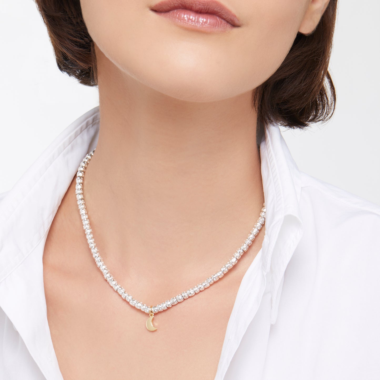 CIONDOLO LUNA ORO GIALLO