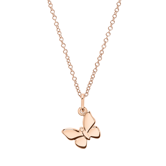 CIONDOLO FARFALLA ORO ROSA - Tangredi Gioielleria
