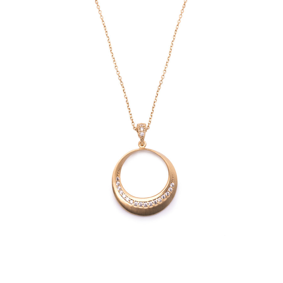 COLLANA LUNE CON PENDENTE GRANDE
