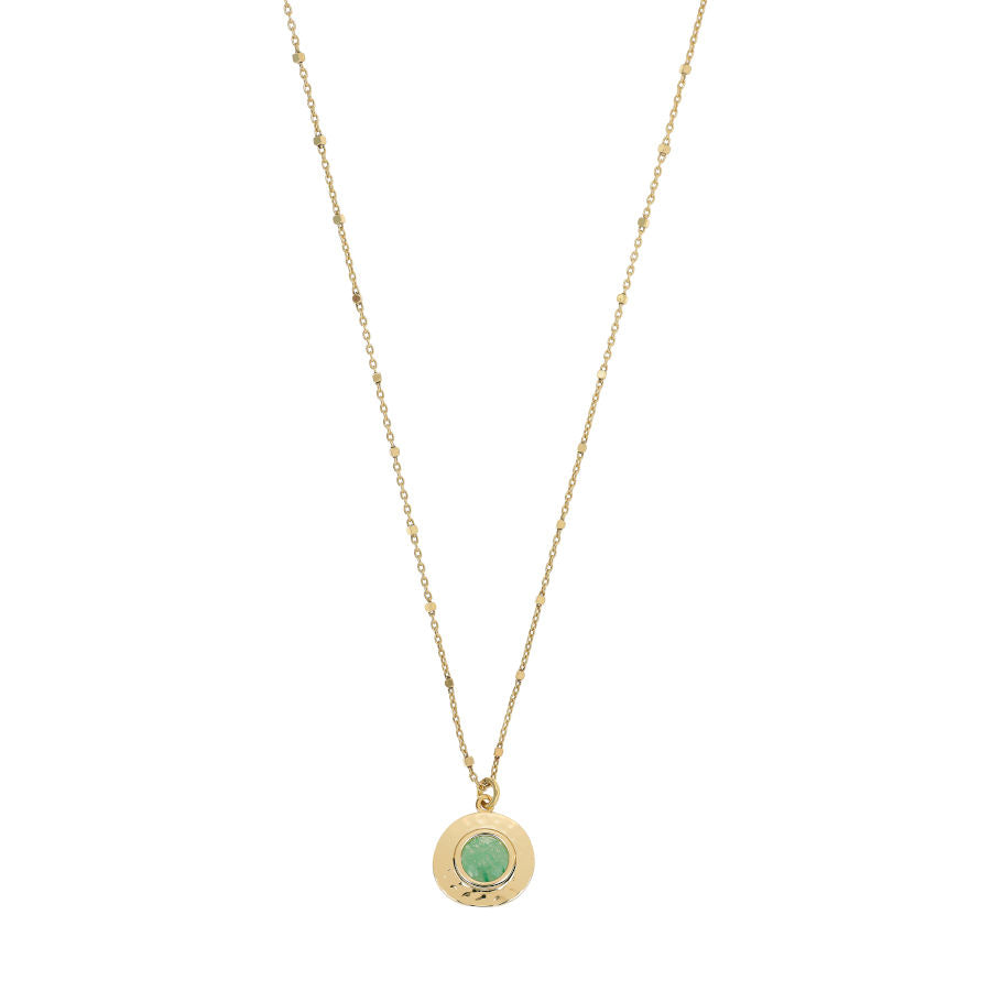 COLLANA NUOVA RETRO' CON AVVENTURINA - Tangredi Gioielleria
