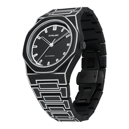 OROLOGIO POLYCARBON BLACK - SKETCH 01 - Tangredi Gioielleria