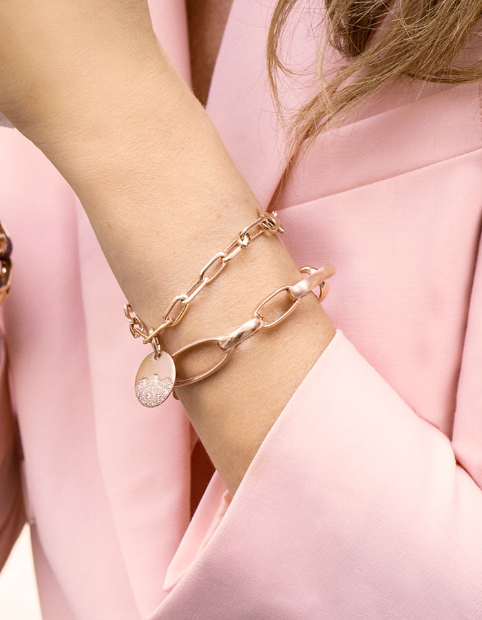 BRACCIALE LOSANGHE DORATO