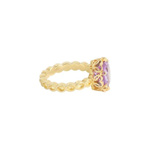 ANELLO ELIZABETH AMETISTA LAVANDA - Tangredi Gioielleria