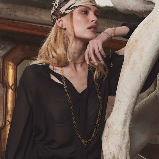 COLLANA CUORI TRAFORATI