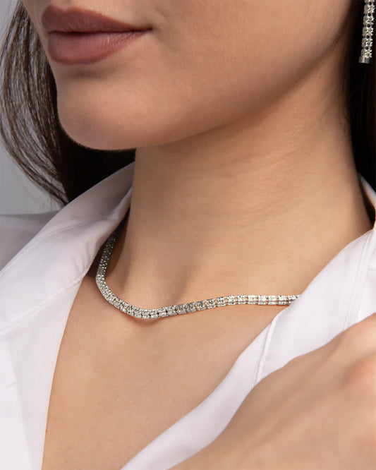 GIROCOLLO INFINITY WORLD ARGENTO - Tangredi Gioielleria