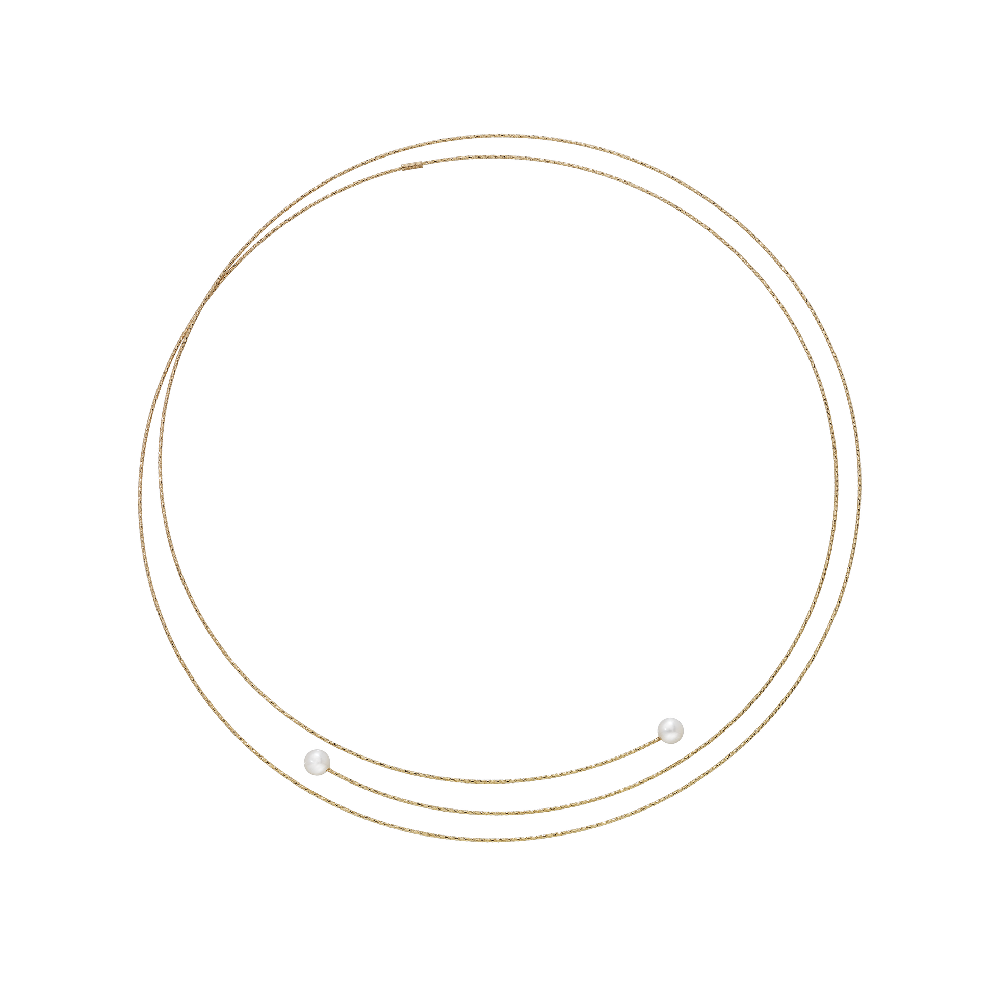 COLLANA NEVE ORO E PERLE - Tangredi Gioielleria