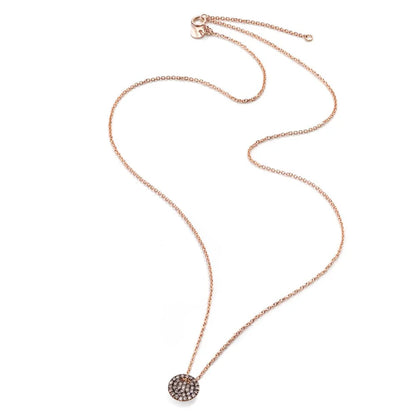 COLLANA PAILLETTE ORO E DIAMANTI BROWN - Tangredi Gioielleria