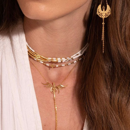 GIROCOLLO MIA AFRICA AULITE BIANCA