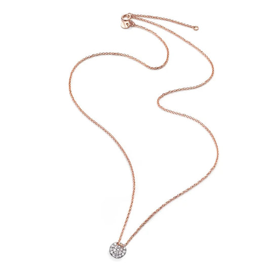 COLLANA PAILLETTE ORO E DIAMANTI - Tangredi Gioielleria