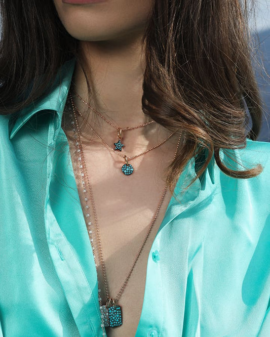 PENDENTE TONDO PICCOLO ROSE'