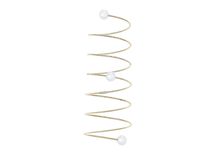 ANELLO ELYSIA SPIRALE ORO E PERLE - Tangredi Gioielleria