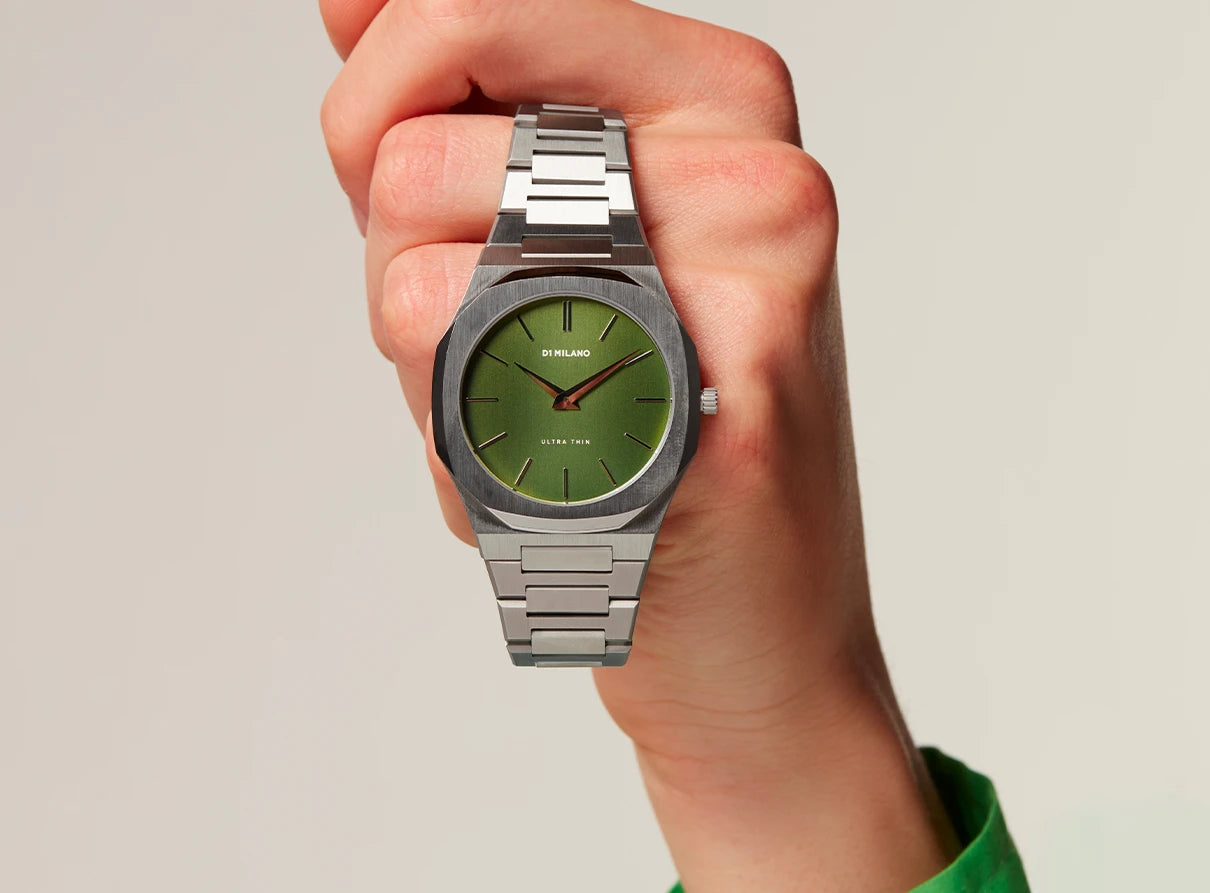 OROLOGIO ULTRA THIN MOSS LINEN - Tangredi Gioielleria