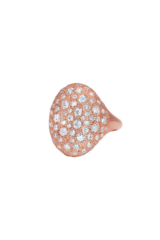 ANELLO CHEVALIER OVALE ROSE'