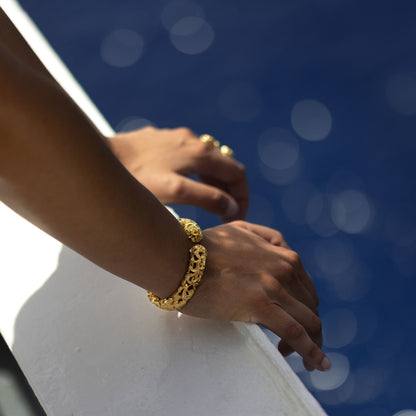 BRACCIALE CONTRARIÉ DORATO - Tangredi Gioielleria