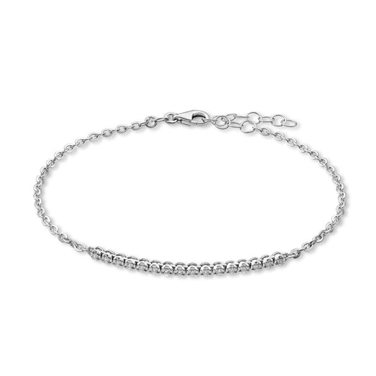BRACCIALE MEZZO TENNIS ORO E DIAMANTI - Tangredi Gioielleria