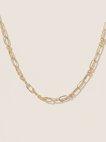 COLLANA MAGLIA CATENA CON ELEMENTI MISTI - Tangredi Gioielleria