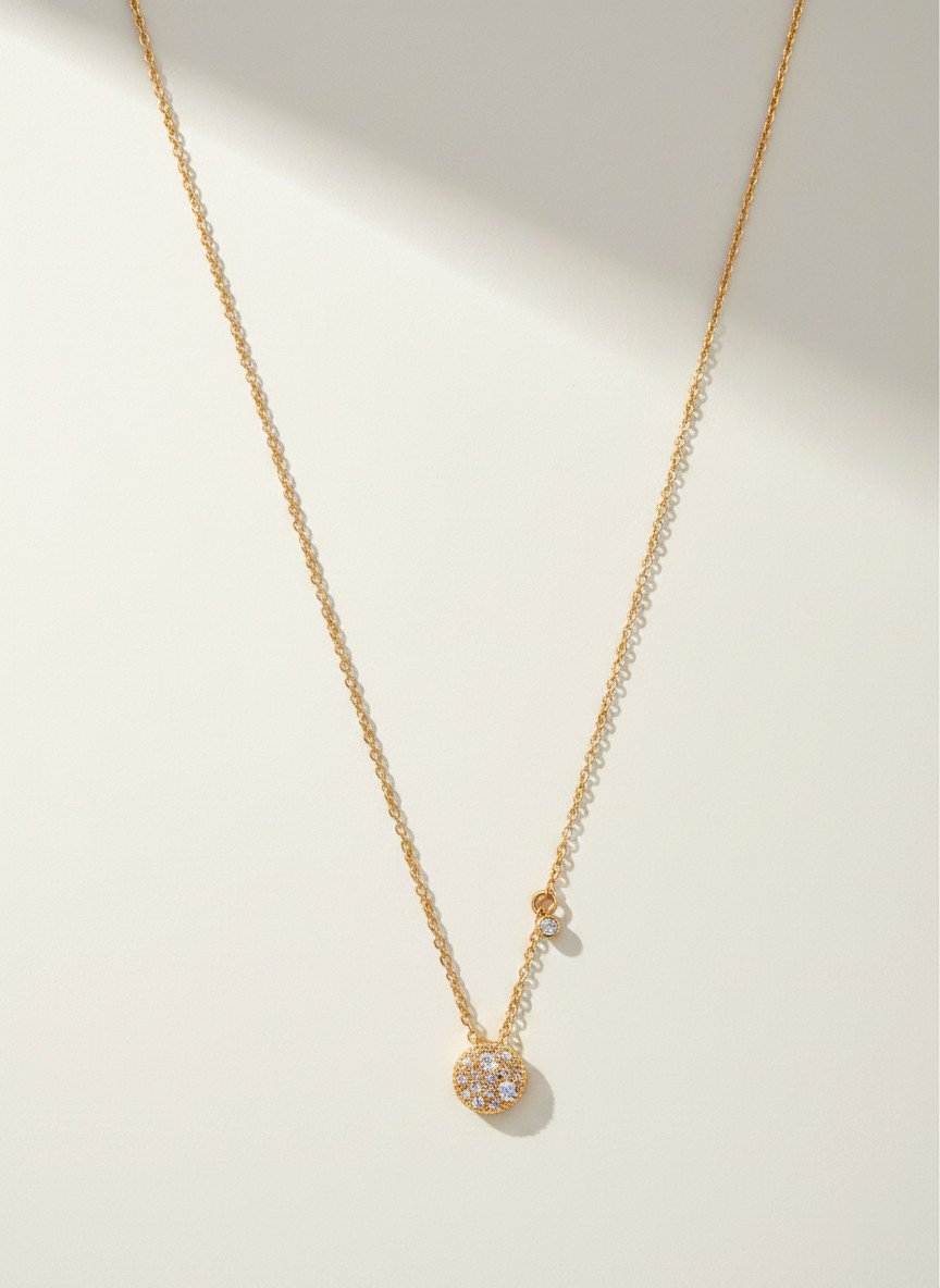 COLLANA TONDO MINI ROSE' - Tangredi Gioielleria