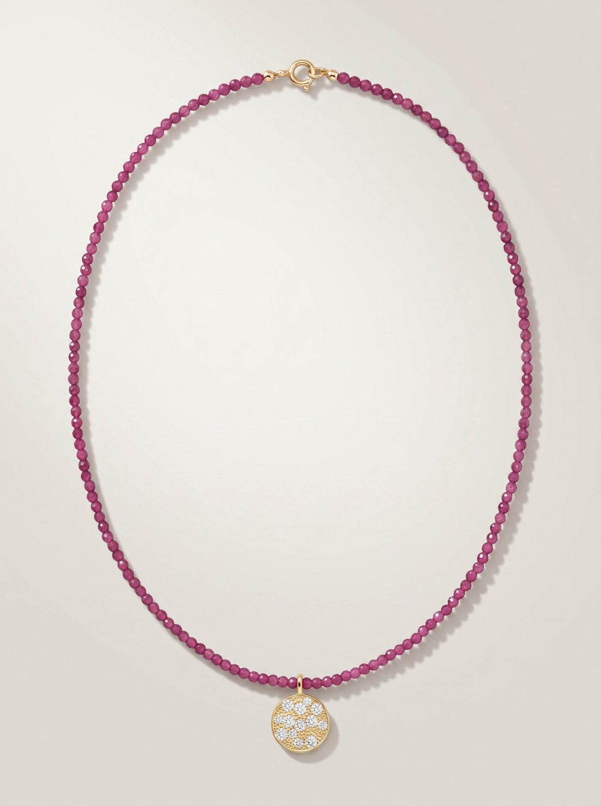 COLLANA PIETRE GLICINE - Tangredi Gioielleria