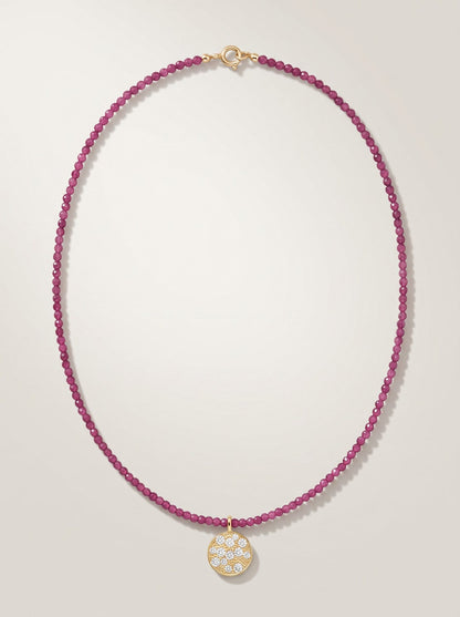 COLLANA PIETRE GLICINE - Tangredi Gioielleria