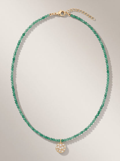 COLLANA PIETRE VERDI - Tangredi Gioielleria