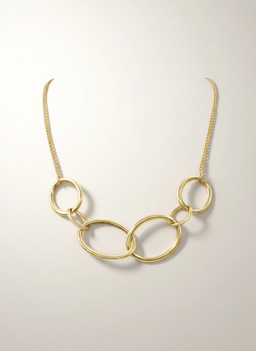 COLLANA ANELLONI LUCIDI - Tangredi Gioielleria