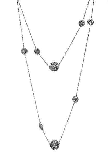 COLLANA LUNGA ARGENTO