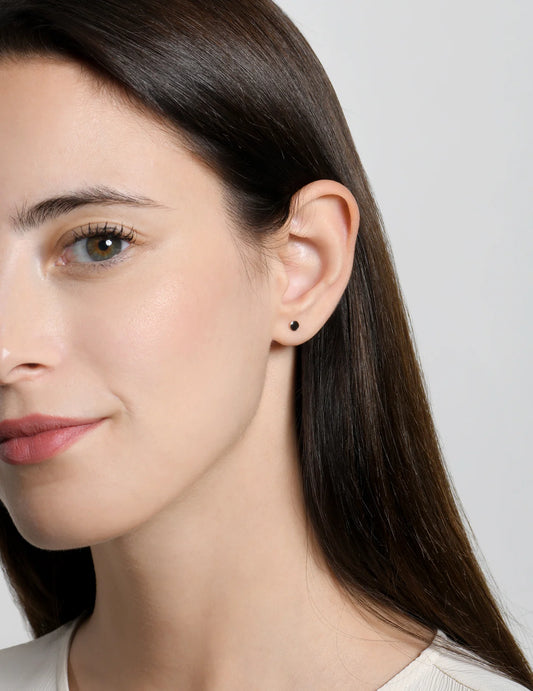 ORECCHINO PAILLETTE XS NERO - Tangredi Gioielleria