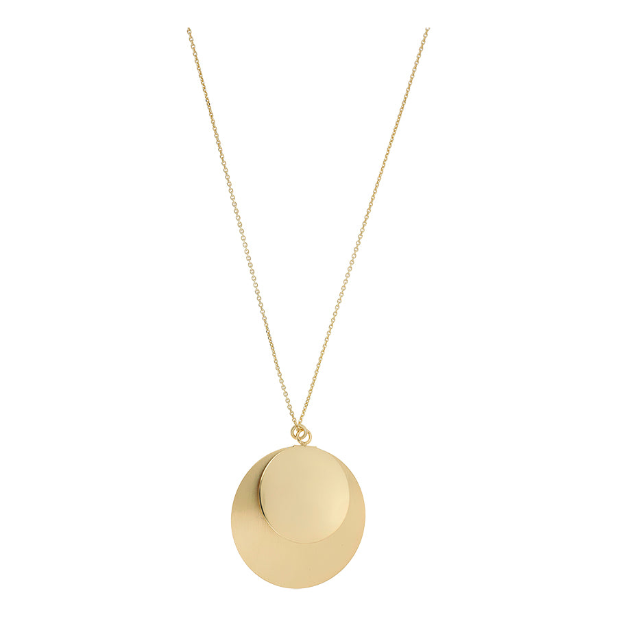 COLLANA NUOVA VINTAGE CON PENDENTE E DOPPIA LASTRA - Tangredi Gioielleria