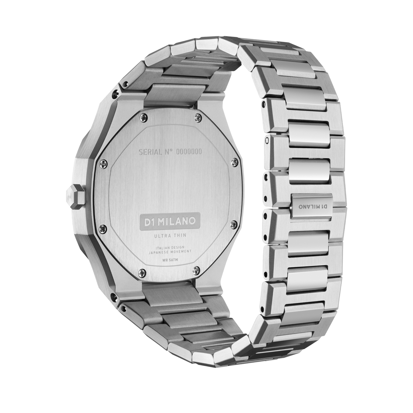 OROLOGIO ULTRA THIN DOUBLE PLATING SILVER-BLUE - Tangredi Gioielleria