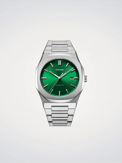 OROLOGIO AUTOMATICO RESTYLE SILVER - GREEN DIAL - Tangredi Gioielleria