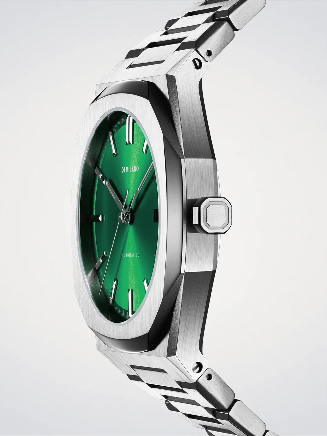 OROLOGIO AUTOMATICO RESTYLE SILVER - GREEN DIAL - Tangredi Gioielleria