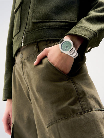 OROLOGIO ULTRA THIN MOSS LINEN - Tangredi Gioielleria