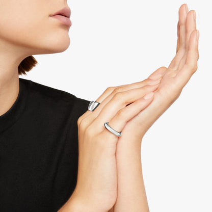 ANELLO IRREGULAR ARGENTO - Tangredi Gioielleria