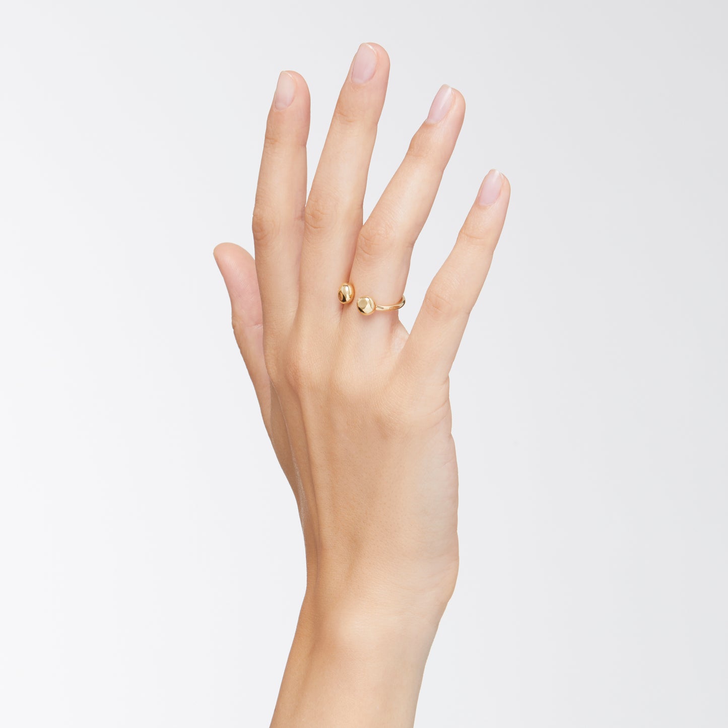 ANELLO PEPITA ORO GIALLO