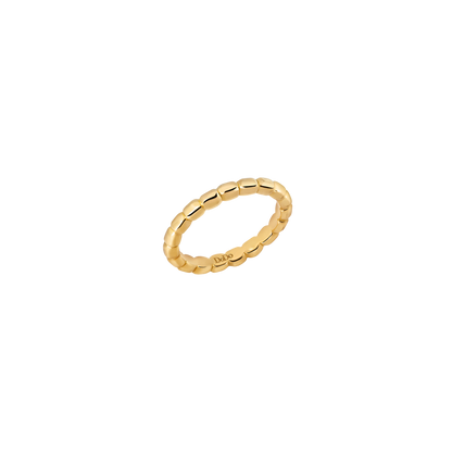 ANELLO GRANELLI ORO GIALLO - Tangredi Gioielleria