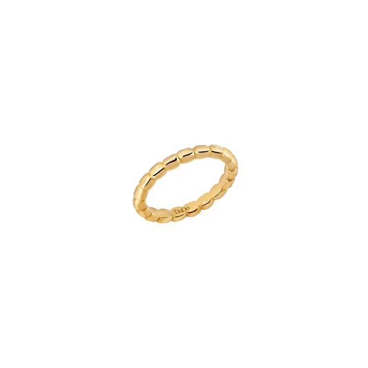 ANELLO GRANELLI ORO GIALLO - Tangredi Gioielleria