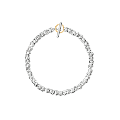 BRACCIALE GRANELLI ARGENTO - Tangredi Gioielleria