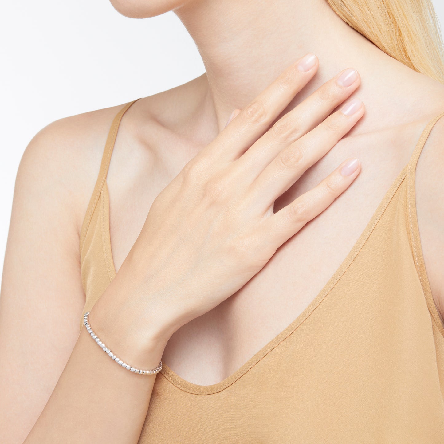 BRACCIALE MINI GRANELLI ARGENTO - Tangredi Gioielleria