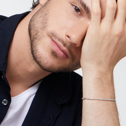 BRACCIALE MINI GRANELLI ARGENTO - Tangredi Gioielleria