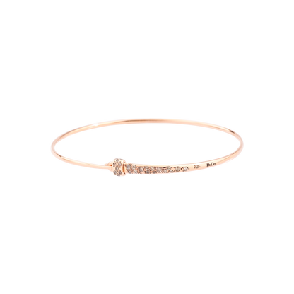 BRACCIALE ESSENTIALS ORO ROSA E DIAMANTI BROWN