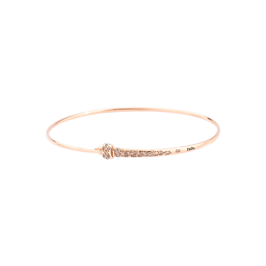 BRACCIALE ESSENTIALS ORO ROSA E DIAMANTI BROWN