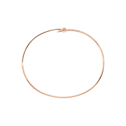 BRACCIALE ESSENTIALS ORO ROSA E DIAMANTI BROWN