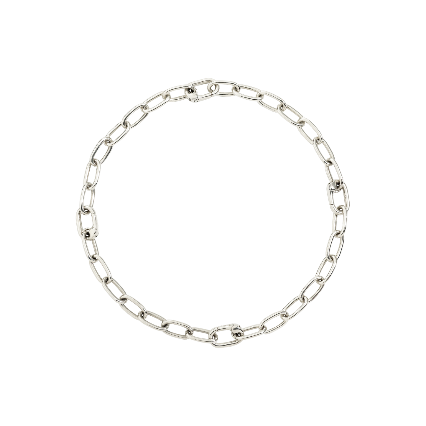 BRACCIALE ESSENTIALS MAGLIE APRIBILI ARGENTO