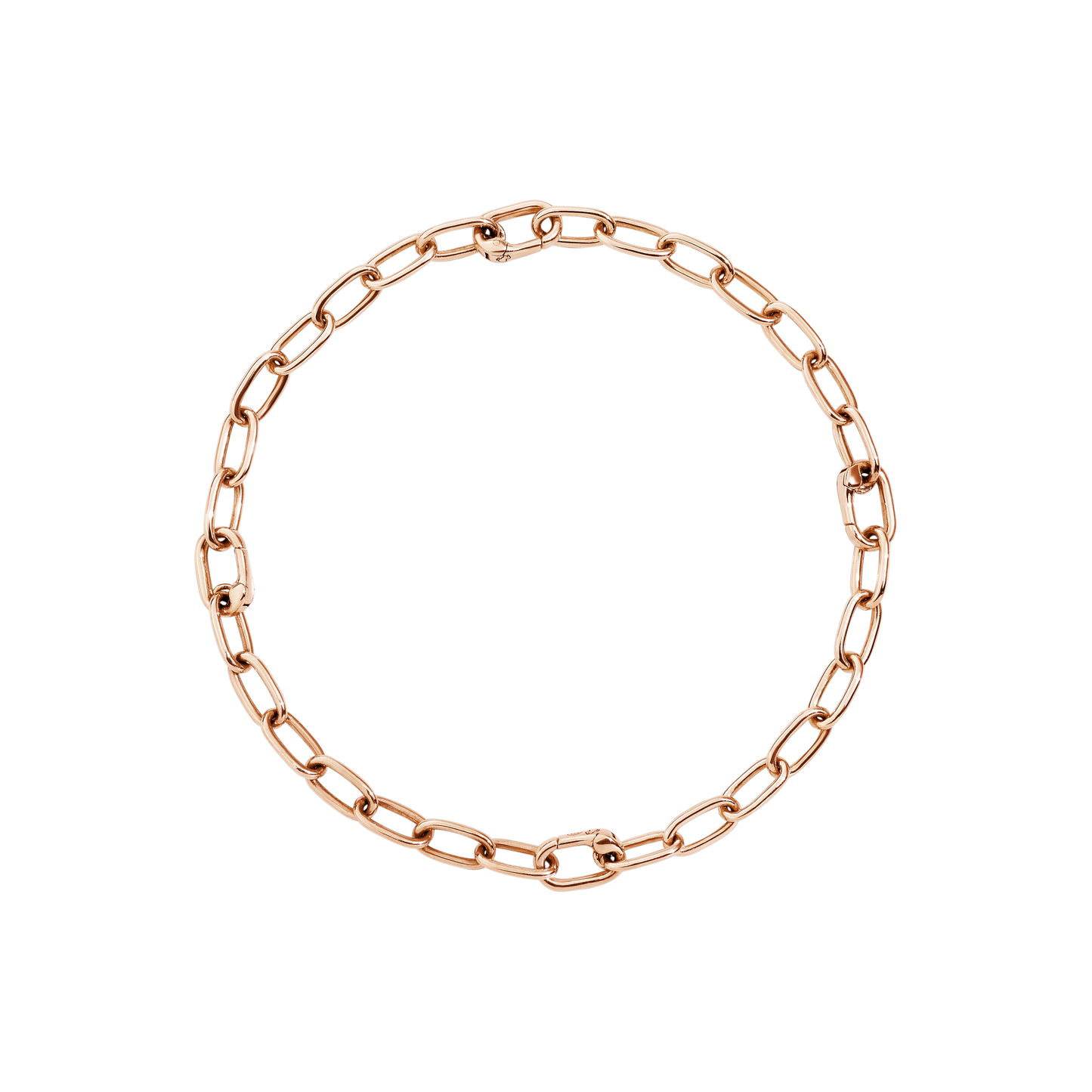 BRACCIALE ESSENTIALS MAGLIE APRIBILI ARGENTO DORATO