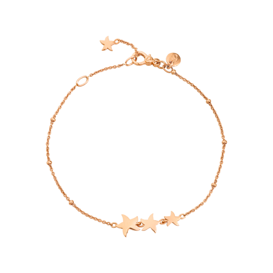 BRACCIALE STELLE ORO ROSA