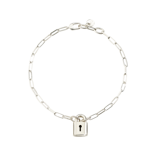BRACCIALE LUCCHETTO ARGENTO