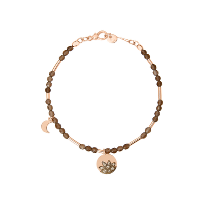 BRACCIALE MOON & SUN ORO ROSA E DIAMANTI